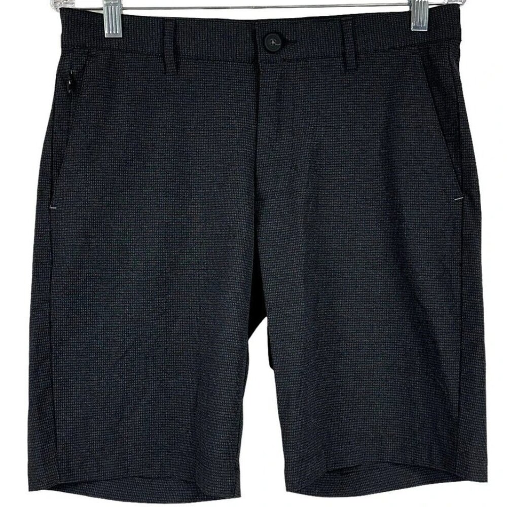 Tommy Bahama Men's Big & Tall Size 46L Black Chip Shot Performance Golf Shorts